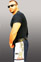 Vincent Garnier in illustrated jeans