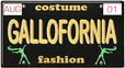 Gallofornia License Plate by Christopher Ambridge