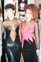 Heather and Emilia in gowns by Shanon-Gallo. NY Fashion Week. Fall 1984.